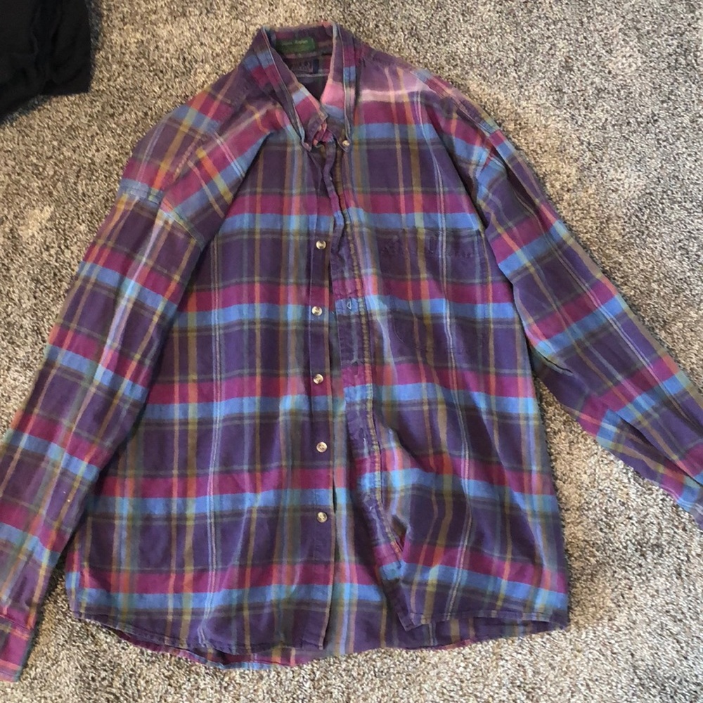Purple Oversized Flannel
